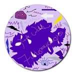 Life With Fibro2 8  Mouse Pad (Round)