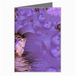 Artsy Purple Awareness Butterfly Greeting Card