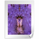 Artsy Purple Awareness Butterfly Canvas 12  x 16  (Unframed)