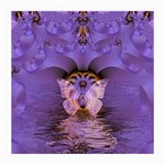 Artsy Purple Awareness Butterfly Glasses Cloth (Medium)