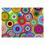 Psychedelic Flowers Glasses Cloth (Large, Two Sided)