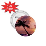 Sunset At The Beach 1.75  Button (100 pack)