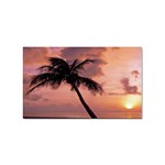 Sunset At The Beach Sticker (Rectangle)