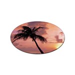 Sunset At The Beach Sticker 10 Pack (Oval)