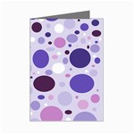 Passion For Purple Mini Greeting Card (8 Pack)