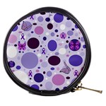 Purple Awareness Dots Mini Makeup Case
