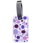 Purple Awareness Dots Luggage Tag (Two Sides)