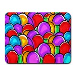 Colored Easter Eggs Small Mouse Pad (Rectangle)