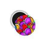Colored Easter Eggs 1.75  Button Magnet