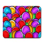 Colored Easter Eggs Large Mouse Pad (Rectangle)