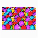 Colored Easter Eggs Postcards 5  x 7  (10 Pack)