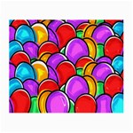 Colored Easter Eggs Glasses Cloth (Small, Two Sided)