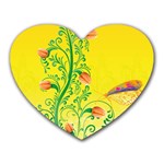 Whimsical Tulips Mouse Pad (Heart)