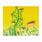 Whimsical Tulips Glasses Cloth (Small, Two Sided)