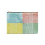 Pastel Textured Squares Cosmetic Bag (Medium)