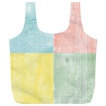 Pastel Textured Squares Reusable Bag (XL)