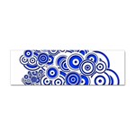 Trippy Blue Swirls Bumper Sticker 100 Pack