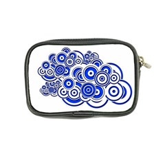 Trippy Blue Swirls Coin Purse from UrbanLoad.com Back