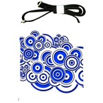 Trippy Blue Swirls Shoulder Sling Bag