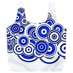 Trippy Blue Swirls Reusable Bag (XL)