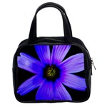 Purple Bloom Classic Handbag (Two Sides)