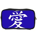 Love in Japanese Travel Toiletry Bag (One Side)