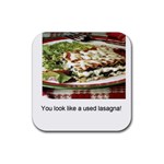Used Lasagna Rubber Coaster (Square)