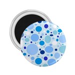 Bubbly Blues 2.25  Button Magnet