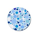 Bubbly Blues Drink Coasters 4 Pack (Round)