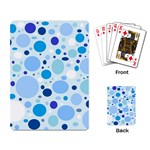 Bubbly Blues Playing Cards Single Design