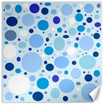 Bubbly Blues Canvas 16  x 16  (Unframed)