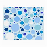 Bubbly Blues Glasses Cloth (Small, Two Sided)