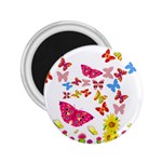 Butterfly Beauty 2.25  Button Magnet