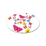 Butterfly Beauty Sticker (Oval)