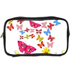 Butterfly Beauty Travel Toiletry Bag (Two Sides) from UrbanLoad.com Back