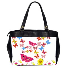 Butterfly Beauty Oversize Office Handbag (Two Sides) from UrbanLoad.com Back