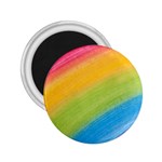 Acrylic Rainbow 2.25  Button Magnet