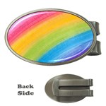 Acrylic Rainbow Money Clip (Oval)