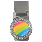 Acrylic Rainbow Money Clip (CZ)