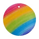 Acrylic Rainbow Round Ornament (Two Sides)