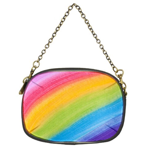 Acrylic Rainbow Chain Purse (One Side) from UrbanLoad.com Front