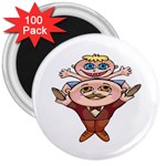 Father and Son 3  Magnet (100 pack)