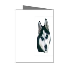 husky Mini Greeting Cards (Pkg of 8) from UrbanLoad.com Left