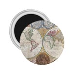 1794 World Map 2.25  Button Magnet