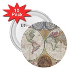 1794 World Map 2.25  Button (10 pack)