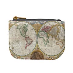 1794 World Map Coin Change Purse from UrbanLoad.com Front