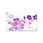 Floral Garden Sticker 100 Pack (Rectangle)