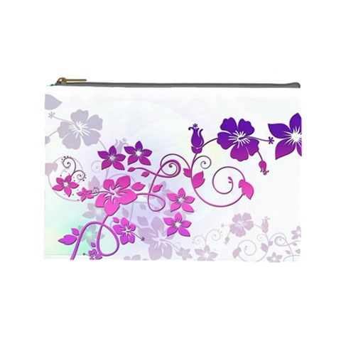 Floral Garden Cosmetic Bag (Large) from UrbanLoad.com Front