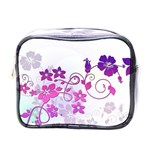 Floral Garden Mini Travel Toiletry Bag (One Side)