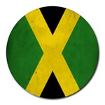Jamaica Jamaican Flag Round Mousepad